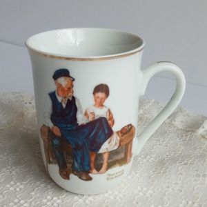 Vintage Norman Rockwell 1982 The Lighthouse Keepers Daughter Mug